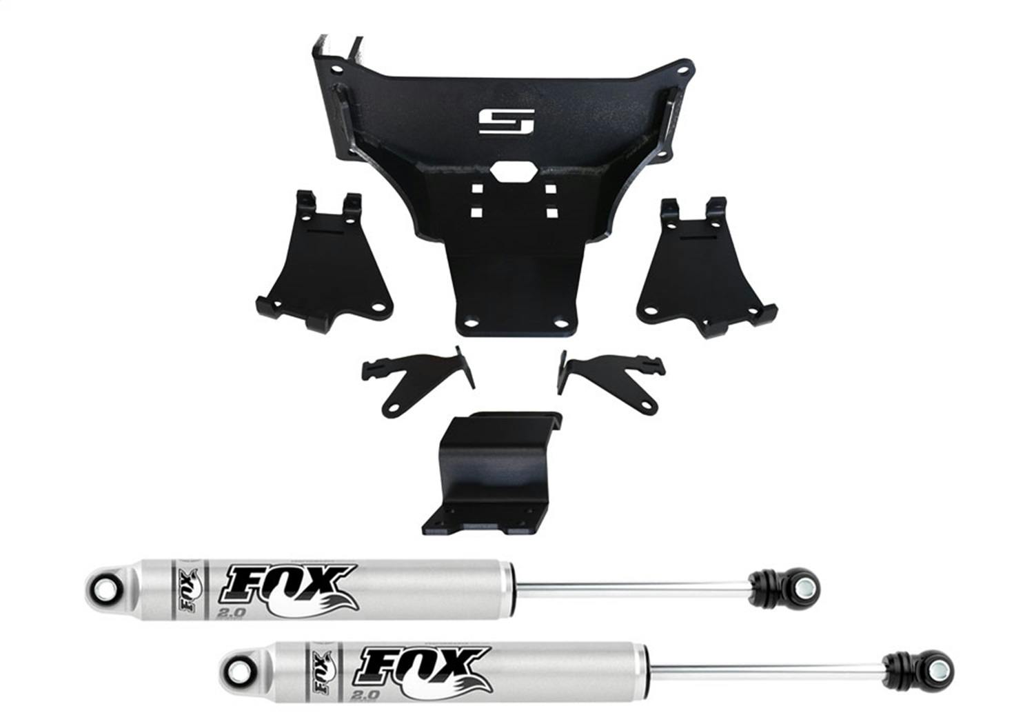 Superlift 92766 Dual Steering Stabilizer Kit - Fox 2.0 Cylinders - 17-25 F450/550 4WD