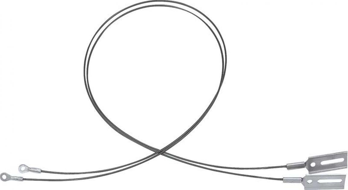 1962-63 Chevy II, Nova, Convertible Top Cables, Pair