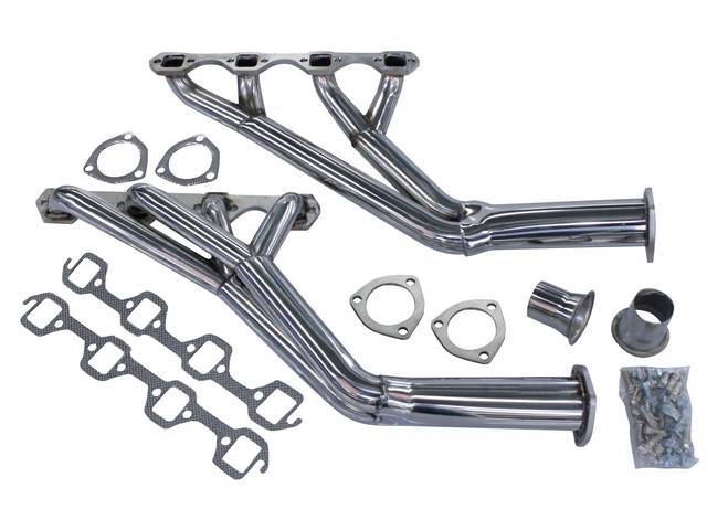 Tri-Y Headers, Polished Stainless Steel