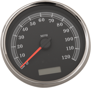 DRAG SPECIALTIES Electronic Speedometer - Black - 120 MPH 83104B