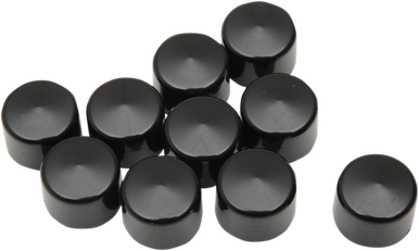 DRAG SPECIALTIES Cover Bolt 1/4 Button Allen Black 352074