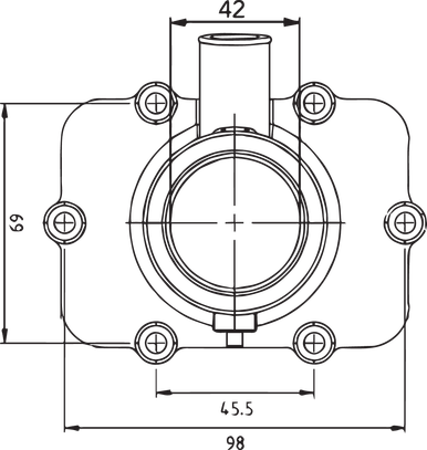 Kimpex Carburetor Flange Ski-Doo Formula III 1997 301748