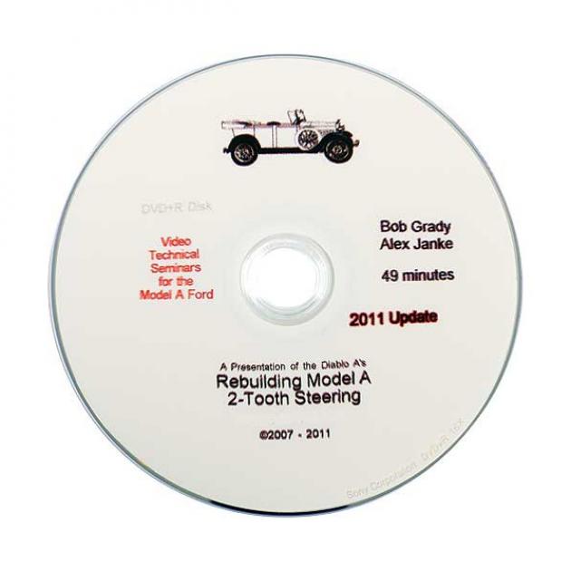Model A Technical Help DVD - Rebuilding 2-Tooth Steering - 42 Minutes