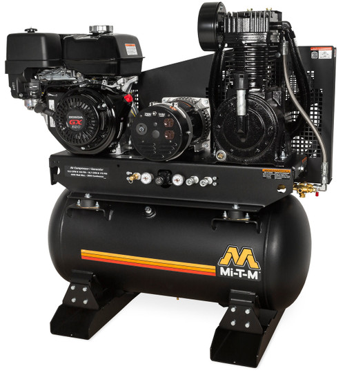 Copy of Mi-T-M AG2-SH13-30M Gasoline Air Compressor/Generator w/Electric Start ,30-Gallon Twin Cylinder