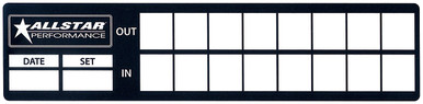 Allstar Performance Tire Log Decals 8pk ALL047