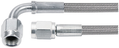 Allstar Performance 18in #3 Line -3 Str/-3 90 Deg Tube Style ALL46304-18