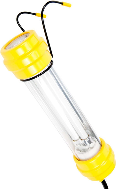 13w Fluorescent Work Light with Spotlight