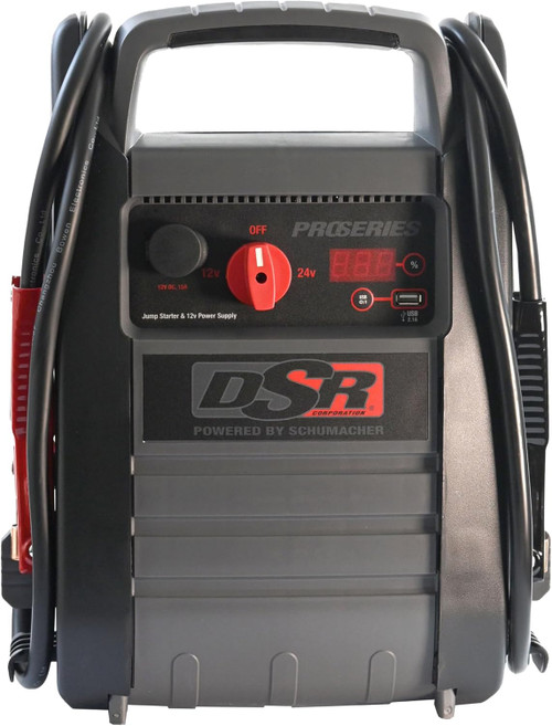 Schumacher Electric DSR ProSeries Car Battery Jump Starter - 4400 Peak Amp 12V/24V Car Starter, Jump Box & Portable Power Station - Digital Display,..