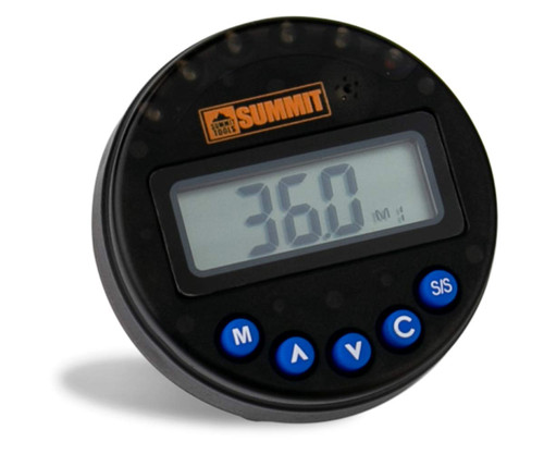 1-360 degree Digital Angle Gauge (+/- 2 degree Accuracy), 50 Memory Slots, Sequential LED and Buzzer Notification, LCD Display, Peak and Track Modes, Accuracy Calibrated, Blue (Discontinued)