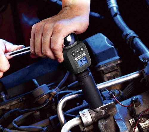 1/2" Digital Angle Torque Adapter (25-250 ft-lbs, max 720 degree) with Audible/LED Alert