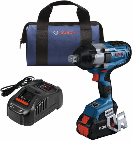 BOSCH GDS18V-770CB14 PROFACTOR™ 18V Connected 3/4 In. Impact Wrench Kit with Friction Ring and Thru-Hole and (1) CORE18V(R) 8 Ah High Power Battery