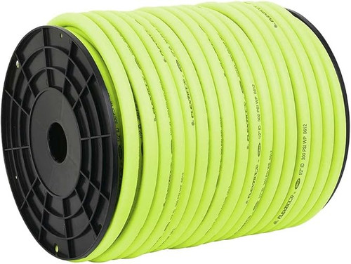 Air Hose, Bulk Plastic Spool, 1/2 in. x 250 ft, Heavy Duty, Lightweight, Hybrid
