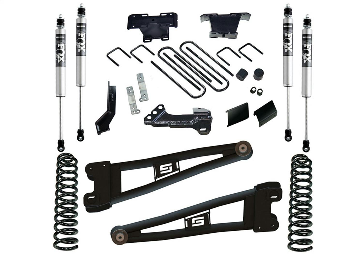 Superlift K1030F 4" Radius Arm Lift Kit - 23-25 F-250/F-350 4WD - Diesel - w/ Fox 2.0 Shocks