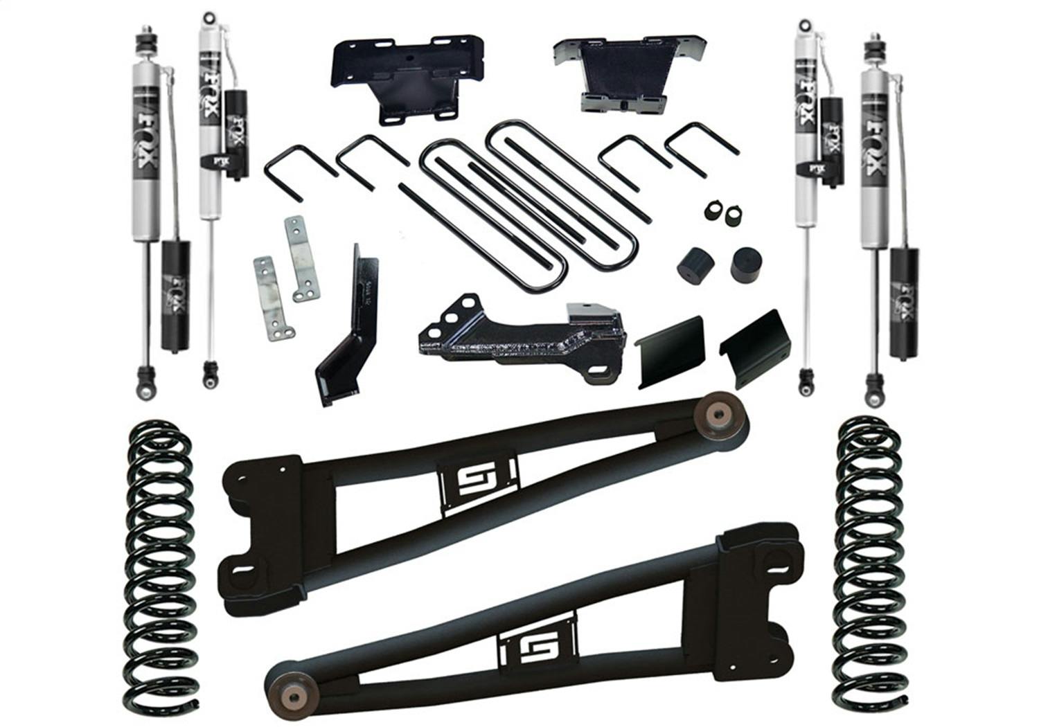 Superlift K1030FX 4" Radius Arm Lift Kit - 23-25 F250/F350 4WD Diesel w/ Fox 2.0 Reservoir Shocks