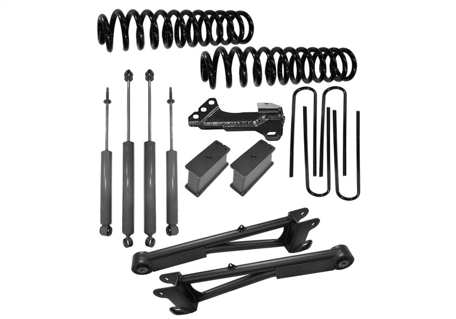 Superlift K1048 2" Coil Spring Lift Kit - 08-10 Ford-F-250/F-350 4WD w/ Radius Arms & SL Shocks