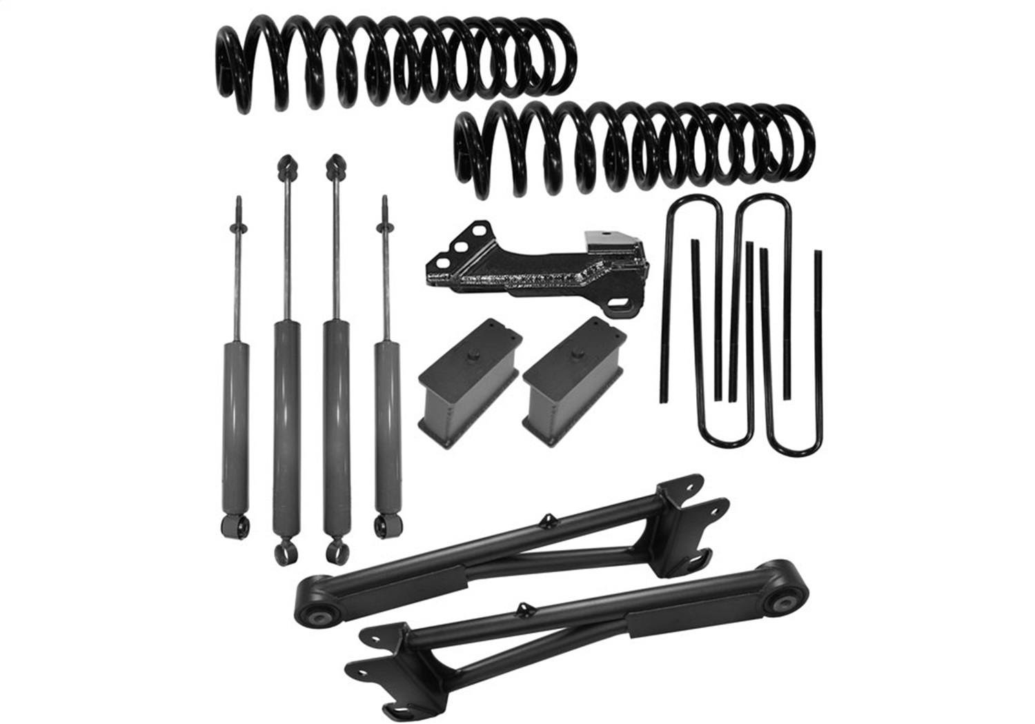Superlift K1055 2" Coil Spring Lift Kit - 11-16 Ford-F-250/F-350 4WD w/ Radius Arms & SL Shocks