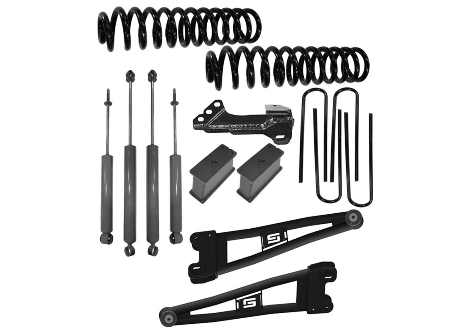 Superlift K1058 2" Coil Spring Lift Kit - 23-25 Ford-F-250/F-350 4WD w/ Radius Arms & SL Shocks