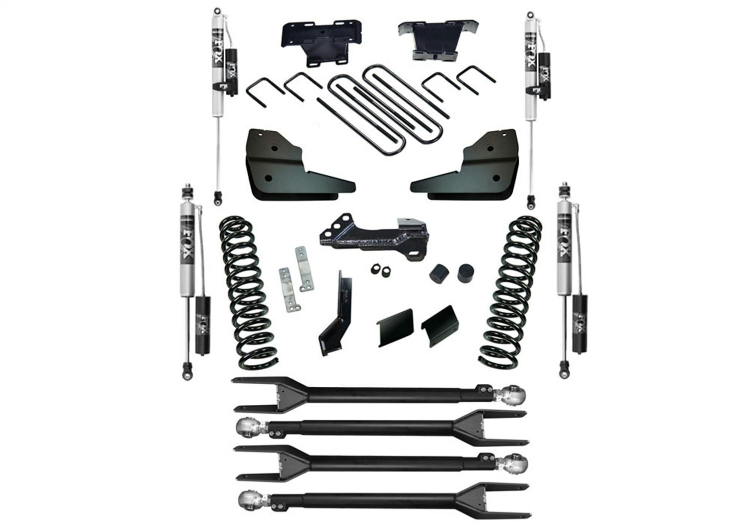 Superlift K1068FX 4" 4-Link Lift Kit - 23-25 F-250/F-350 4WD - Diesel - w/Fox 2.0 Reservoir Shocks