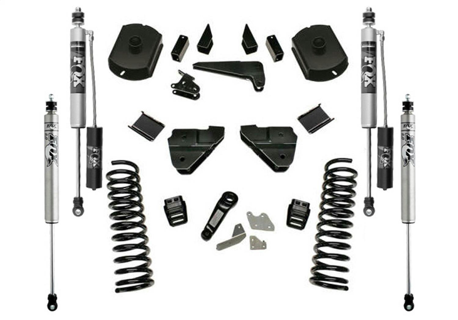Superlift K124FX 4" Lift Kit w/ FOX 2.0 Res Shocks - 14-18 Ram 2500 4WD Diesel w/out Radius Arms
