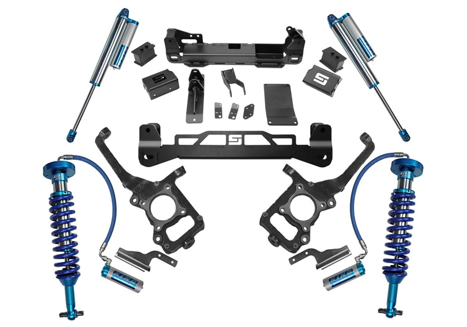 Superlift K130KG 6" King Edition Lift Kit - 21-24 F150 4WD w/Kng Frt Coilovers/King Res Rr Shocks
