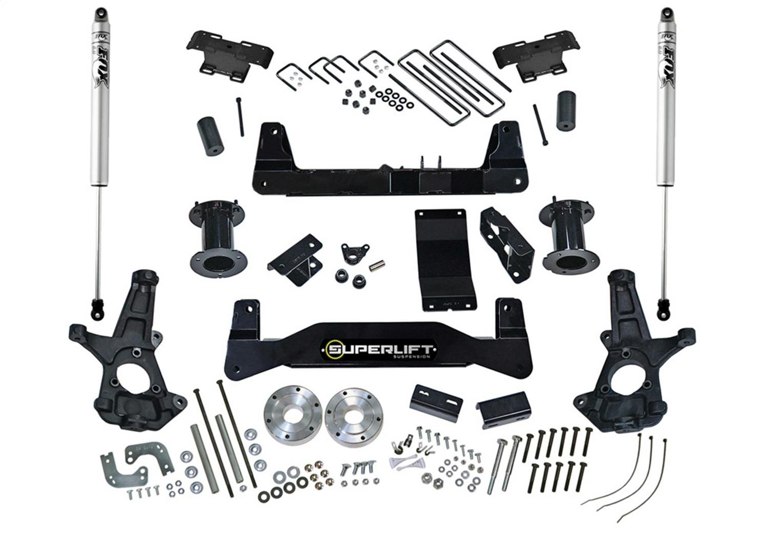 Superlift K161F 6.5" Lift Kit w/ FOX Shocks - 14-18 GM 1500 4WD w/ Al or SS Control Arms