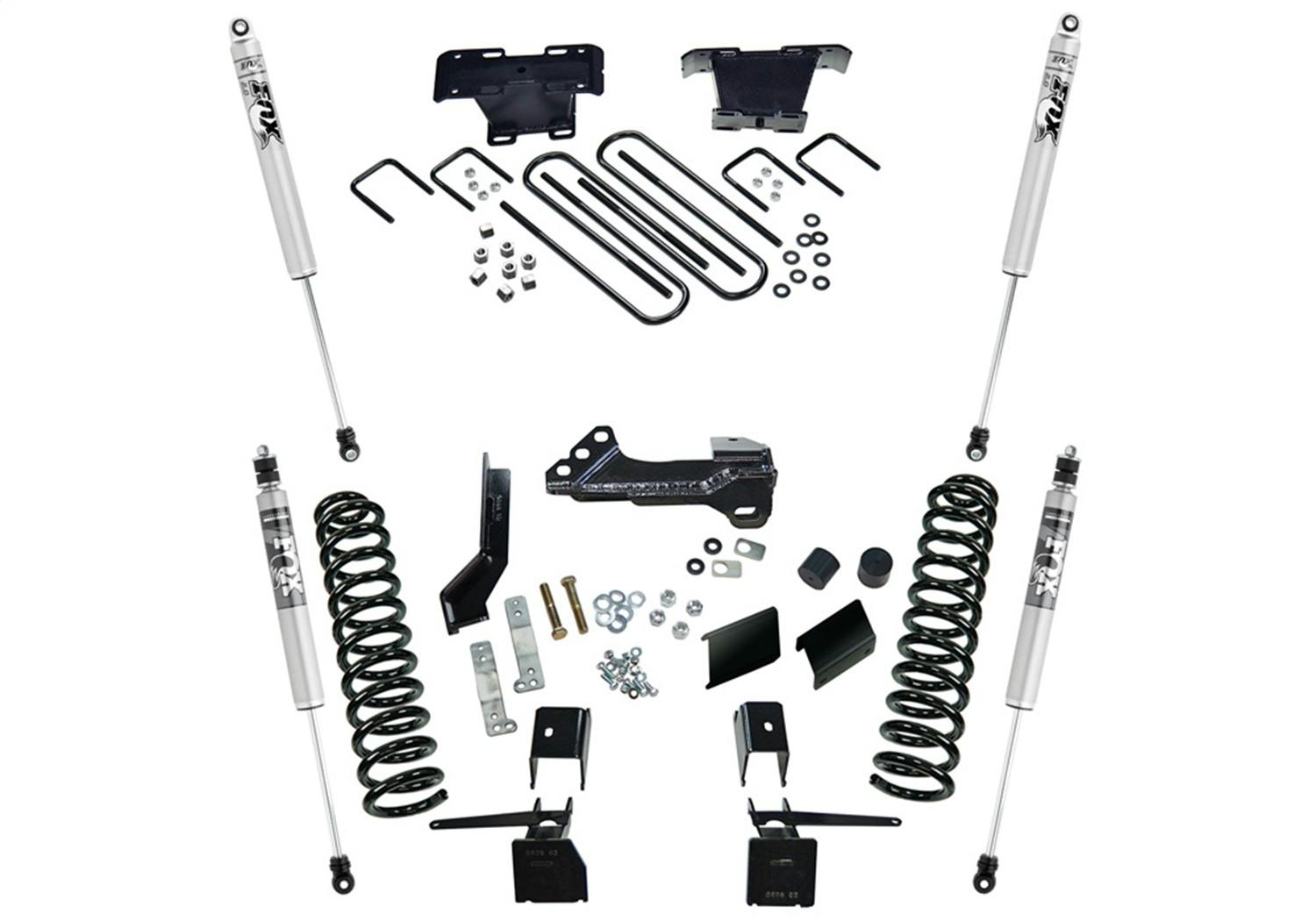 Superlift K165F 4" Lift Kit w/ FOX Shocks - 17-22 F250/350 4WD Diesel w/ Radius Arms