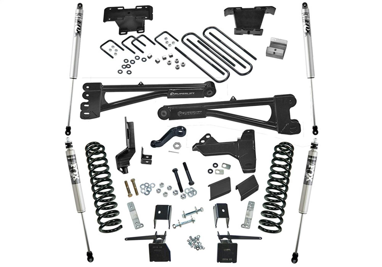 Superlift K169F 6" Lift Kit w/ FOX Shocks - 17-22 F250/350 4WD Diesel w/ Radius Arms