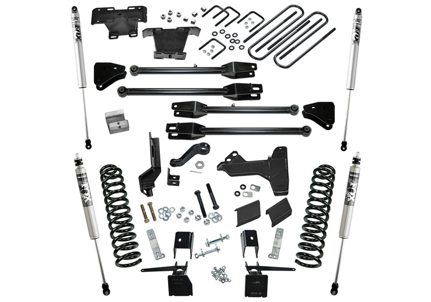 Superlift K171F 6" Lift Kit w/ FOX Shocks - 17-22 F250/350 4WD Diesel w/ 4-Link Arms