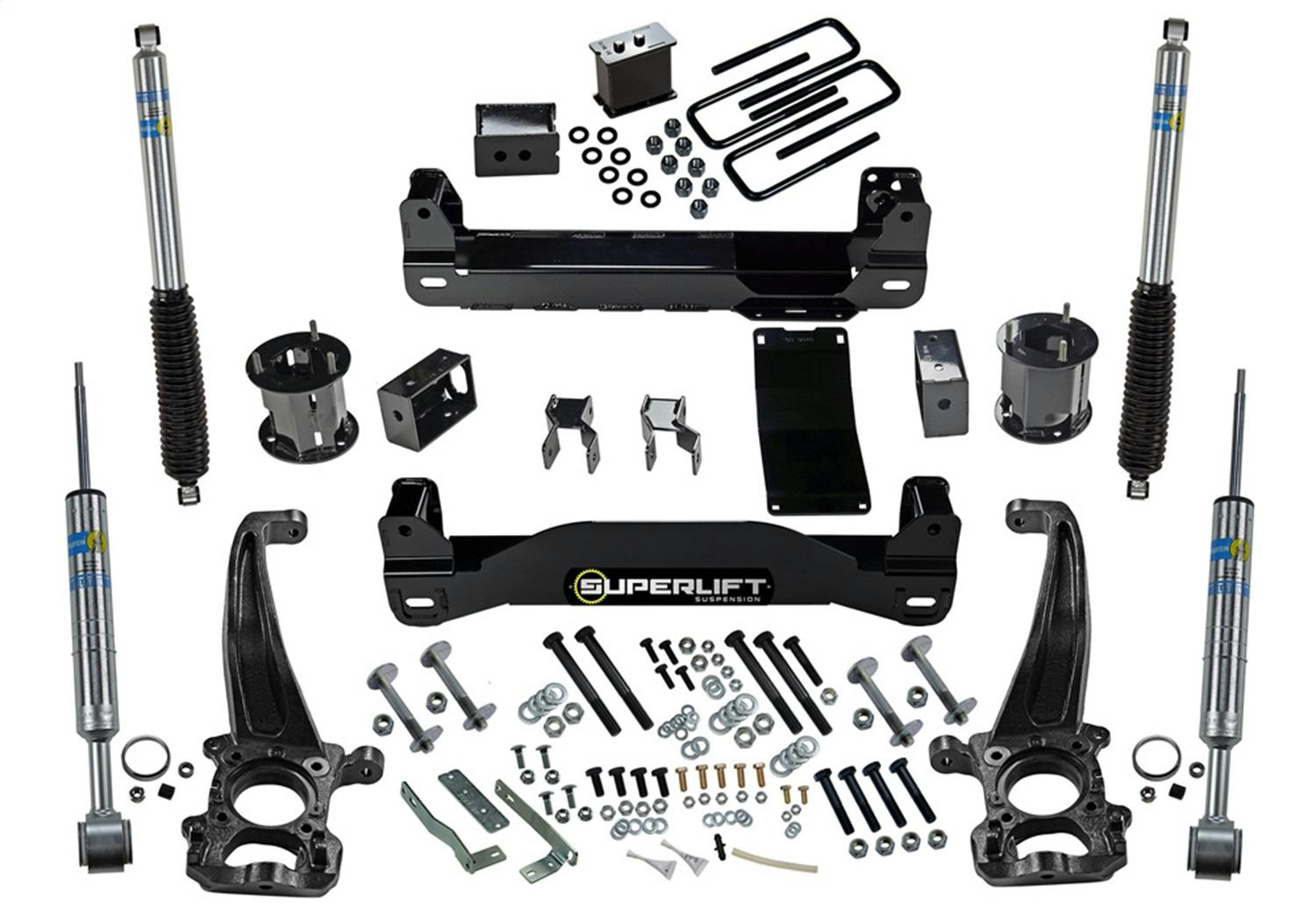 Superlift K174B 6'' Lift Kit - 04-08 F-150 4WD - w/ Bilstein Rear Shocks