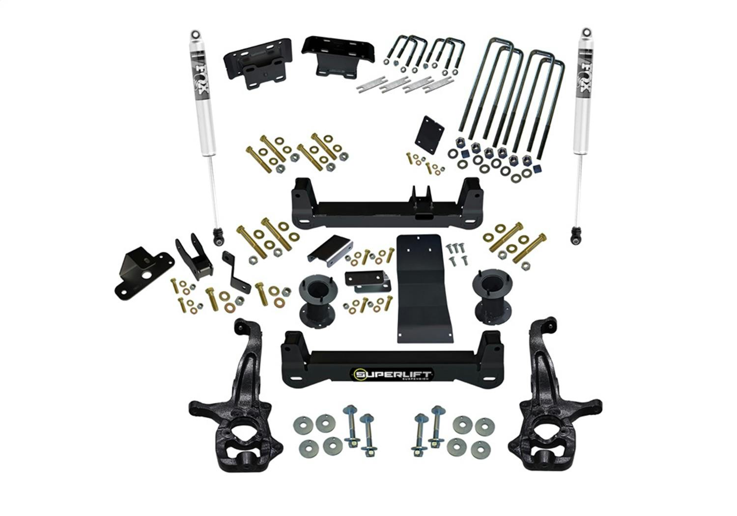 Superlift K182F 6" Lift Kit w/ FOX Shocks - 19(NewBody)-24 Silv/Sierra 1500 4WD(non-Trlboss/AT4)