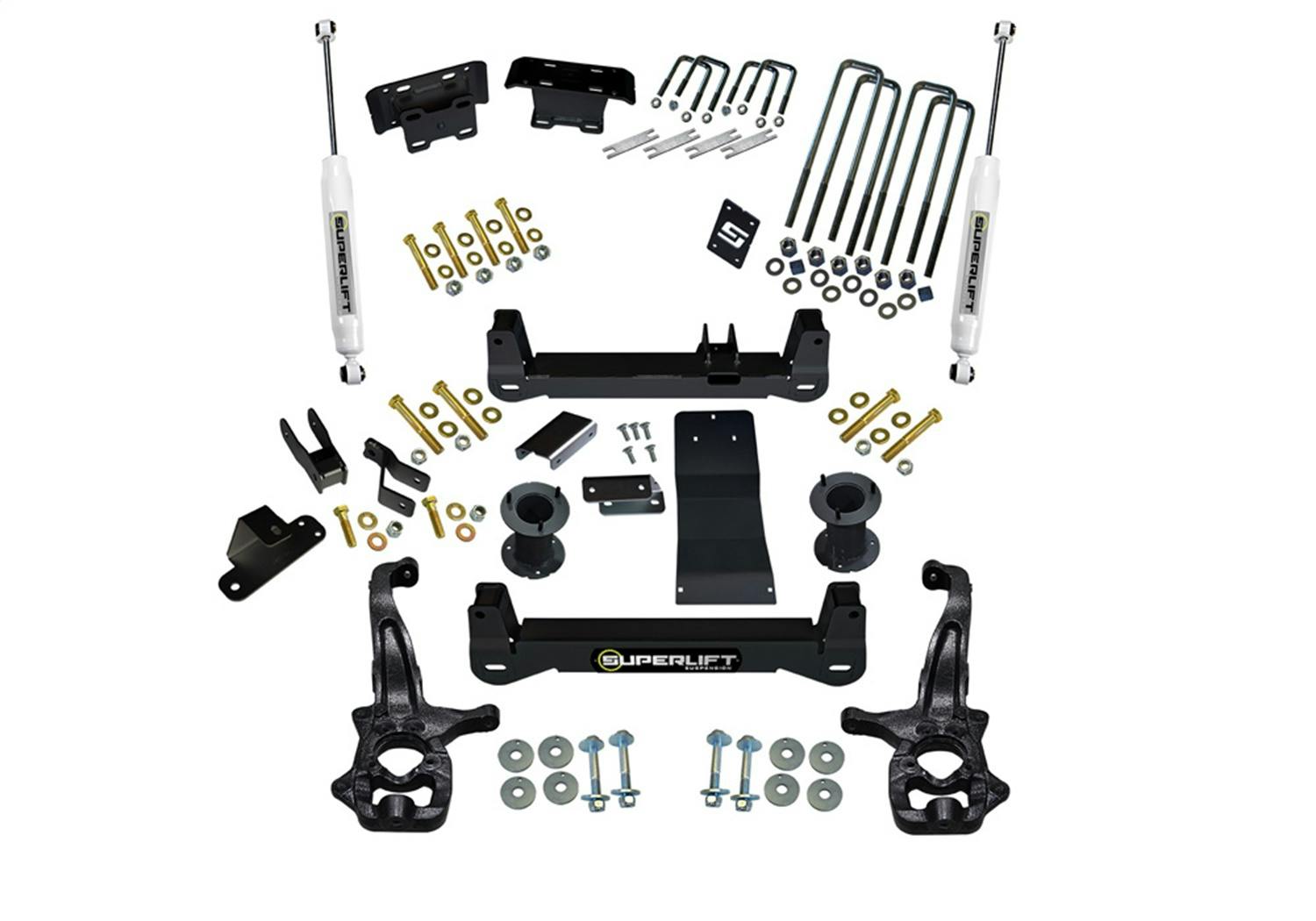 Superlift K182 6" Lift Kit - 19 (New Body)-24 Silv/Sierra1500 4WD w/ SLShks (exc Trailboss/AT4)