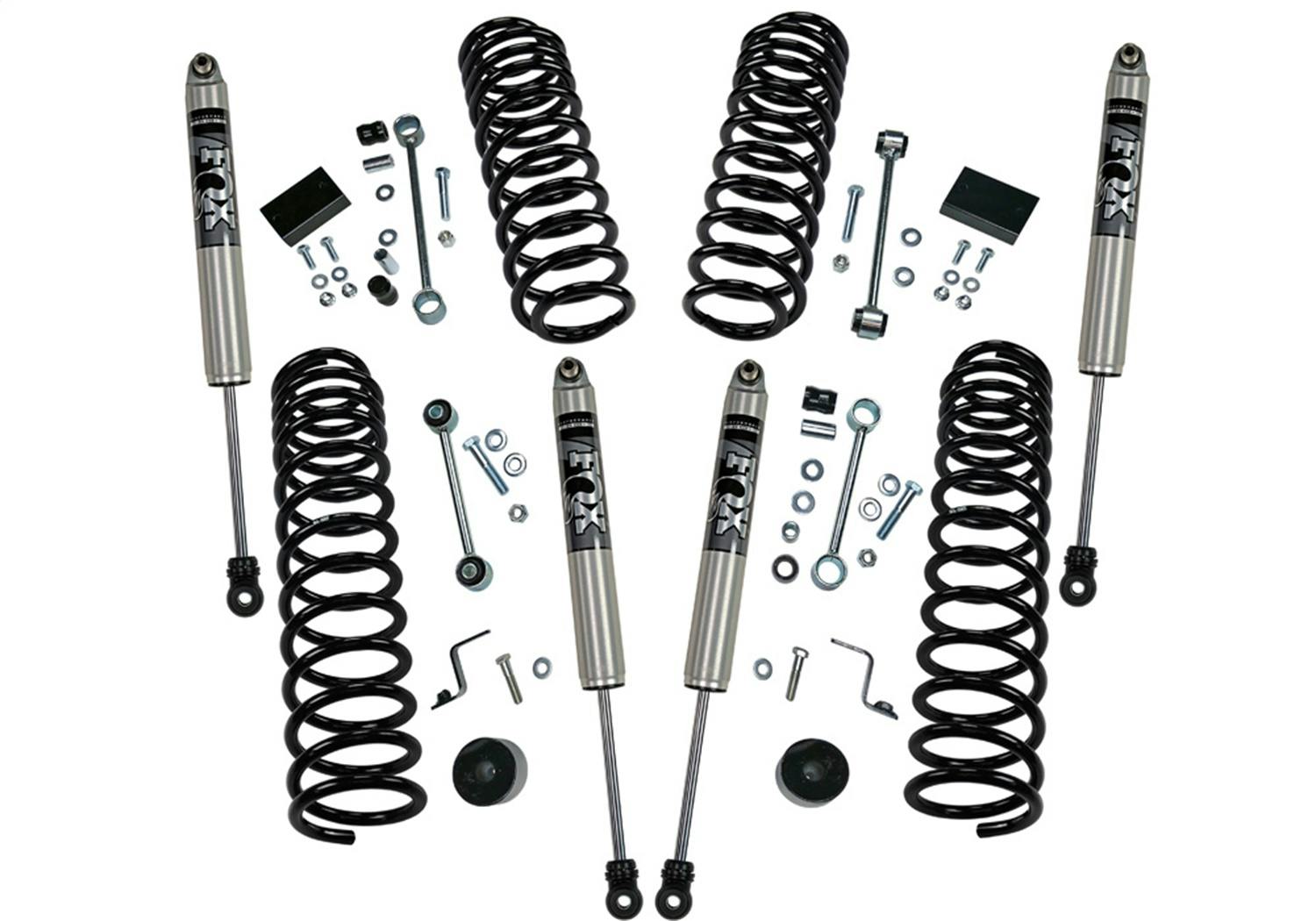 Superlift K183F Dual Rate Coil 2.5" Lift Kit w/ Fox Shocks - 18-25 Wrangler JL - 4 door