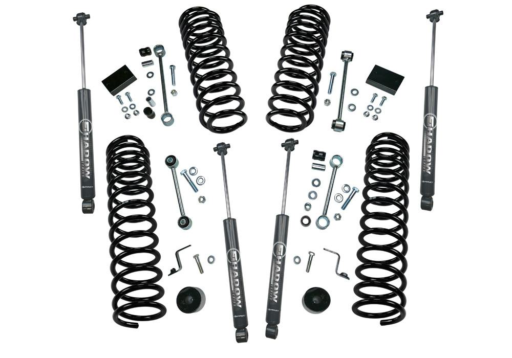 Superlift K190 2.5" DUAL RATE COIL Lift Kit - 18-25 JP JL WRGLR 4 DR - W/ SHADOW SERIES SHX