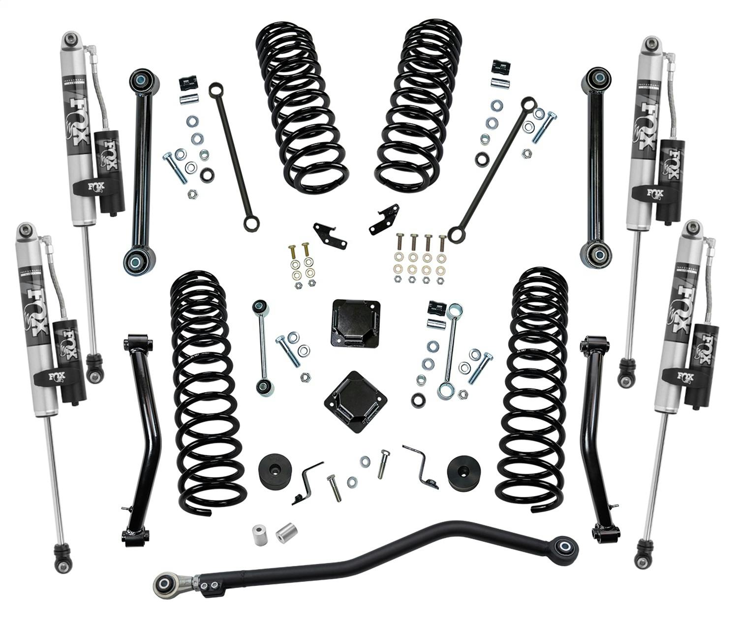 Superlift K196FX 4" Dual Rate Coil Lift Kit w/ Fox 2.0 Res Shocks - 20-25 Gladiator - Non Mojave