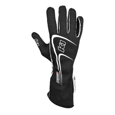 K1 Racegear Glove Track 1 Black 4X- Small Youth 23-TR1-N-4XS