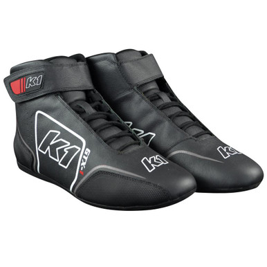 K1 Racegear Shoe GTX-1 Black / Grey Size 14 24-GTX-N-14