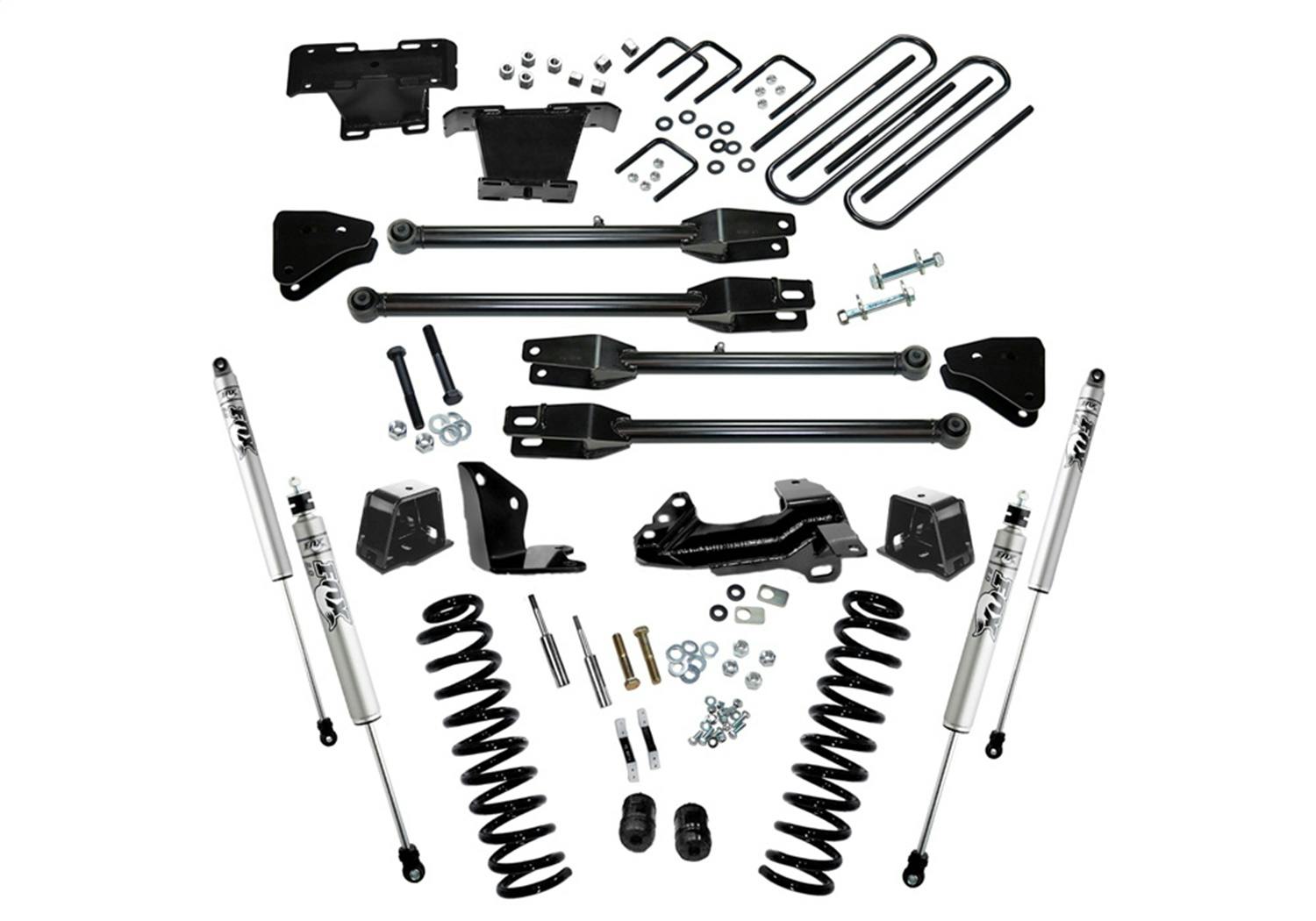 Superlift K230F 4" Lift Kit w/ FOX Shocks - 05-07 F250/350 4WD Diesel w/ 4-Link Arms