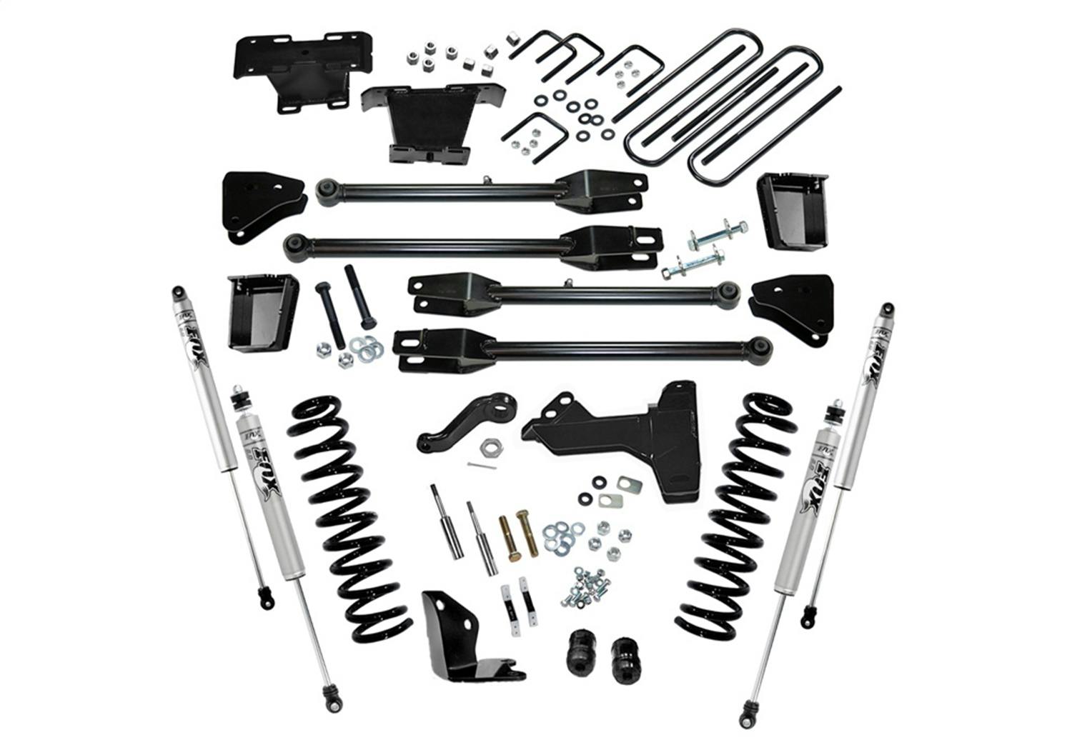 Superlift K231F 6" Lift Kit w/ FOX Shocks - 05-07 F250/350 4WD Diesel w/ 4-Link Arms