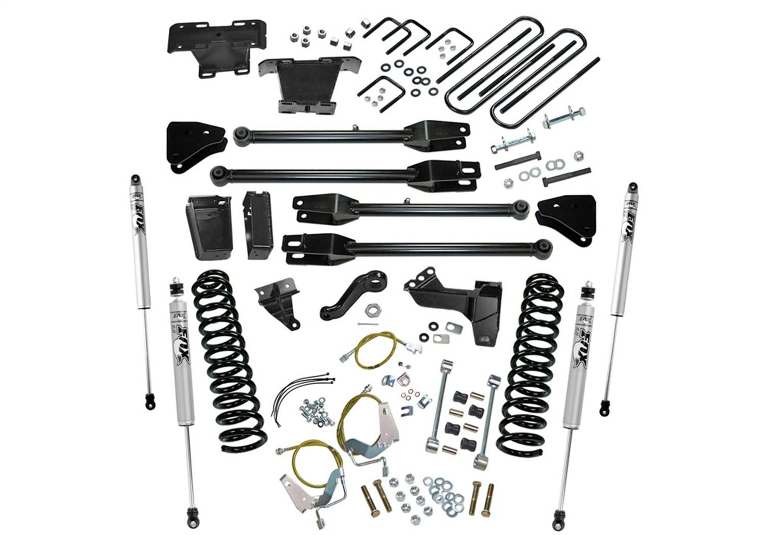 Superlift K234F 6" Lift Kit w/ FOX Shocks - 08-10 F250/350 4WD Diesel w/ 4-Link Arms