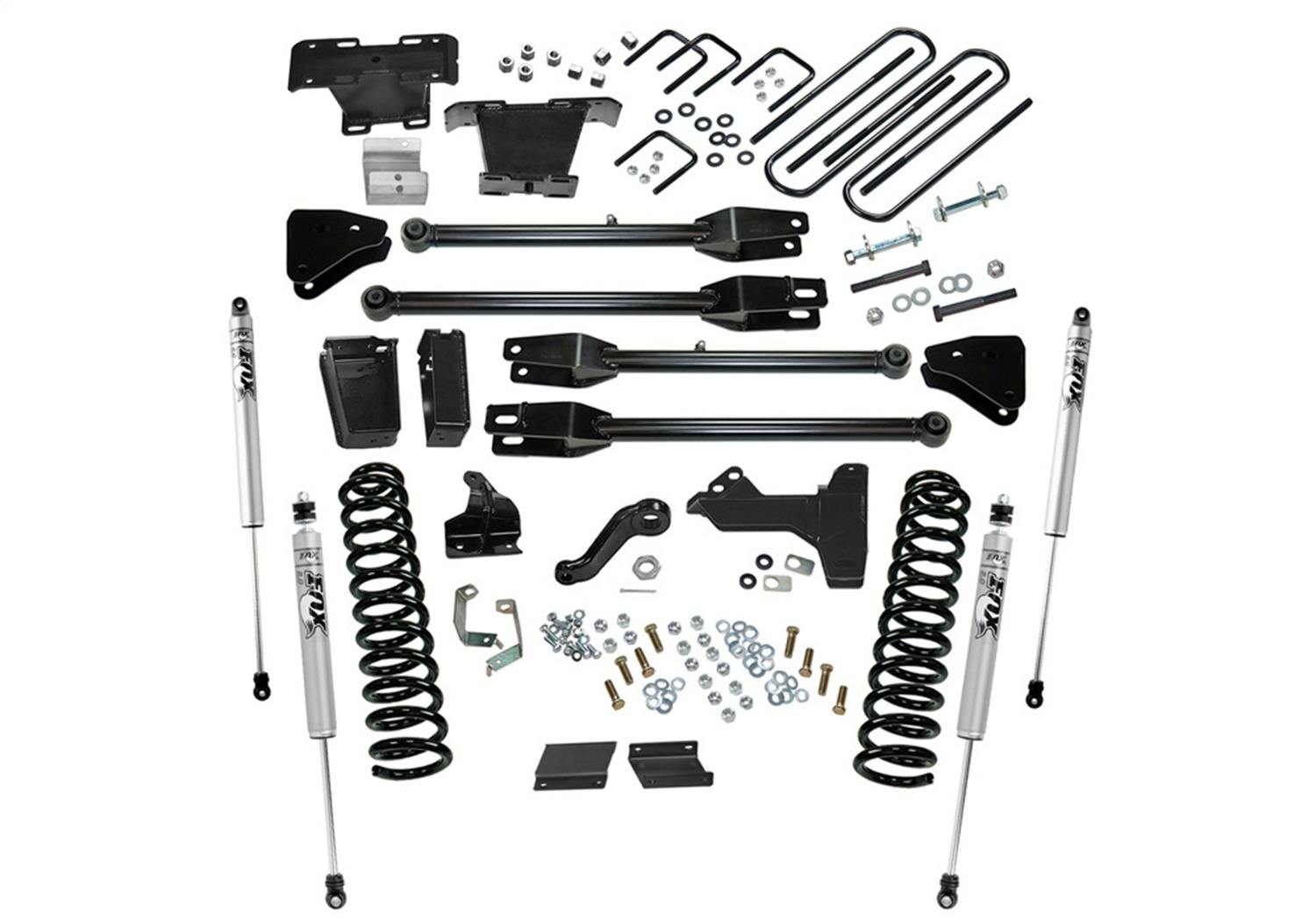 Superlift K237F 6" Lift Kit w/ FOX Shocks - 11-16 F250/350 4WD Diesel w/ 4-Link Arms
