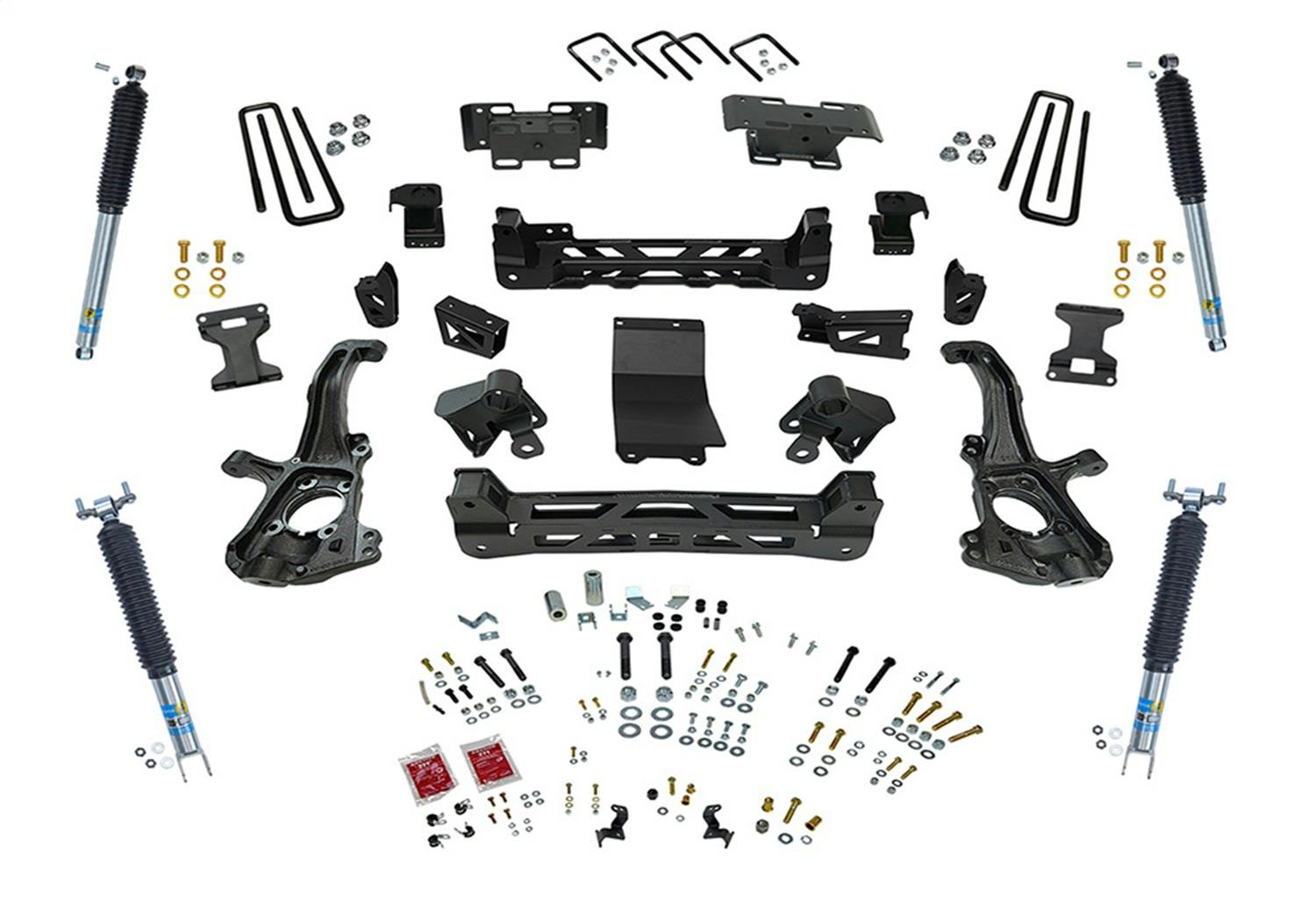Superlift K255B 6" Lift Kit - 20-25 Silv/Sierra 2500/3500HD 4WD - Knuckle Kit w/ Bilstein Shocks