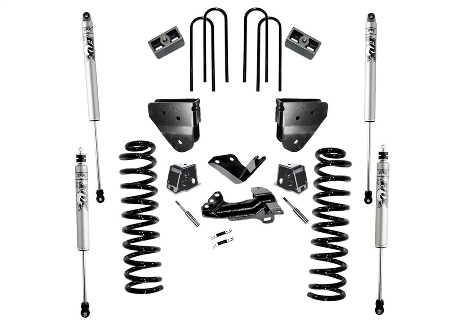 Superlift K796F 4" Lift Kit w/ FOX Shocks - 05-07 F250/350 4WD Dsl w/o 4Link Arms w/o RadiusArms