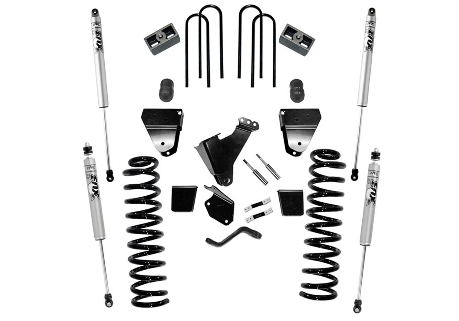 Superlift K806F 6" Lift Kit w/ FOX Shocks - 05-07 F250/350 4WD Dsl w/o 4Link Arms w/o RadiusArms