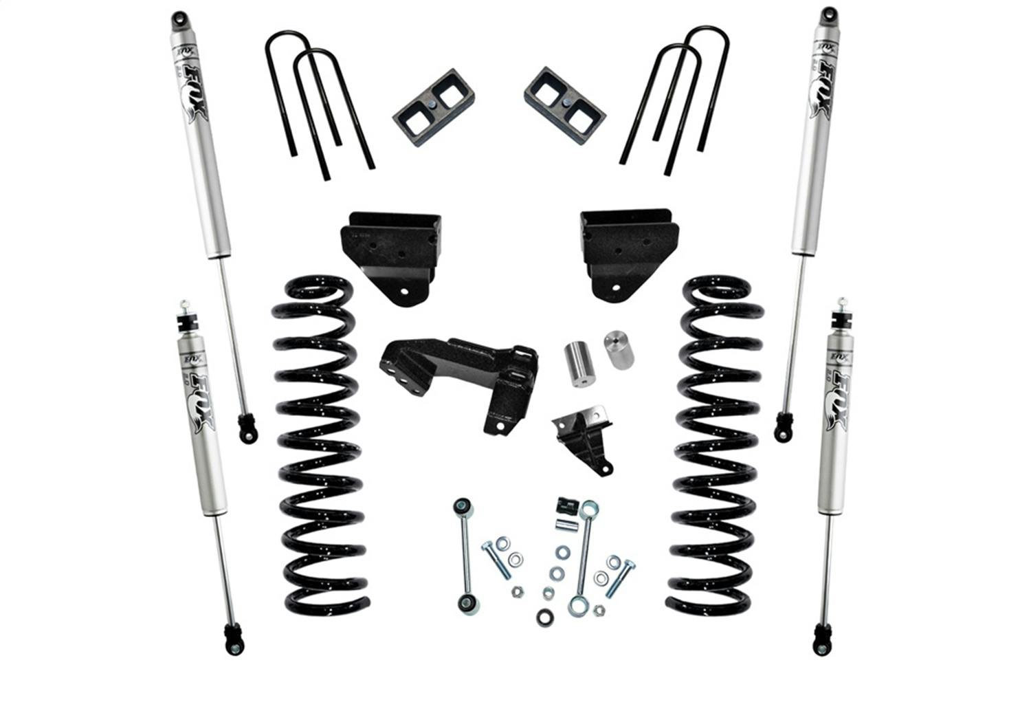 Superlift K854F 4" Lift Kit w/ FOX Shocks - 08-10 F250/350 4WD Dsl w/o 4Link Arms w/o RadiusArms
