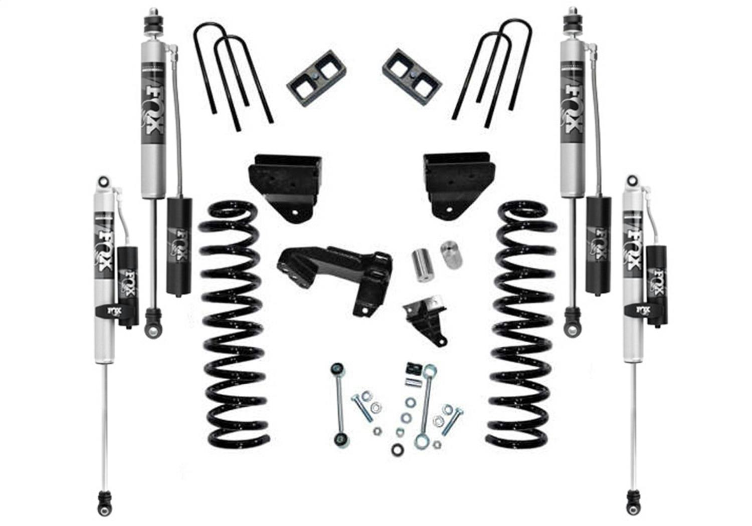 Superlift K854FX 4" Lift Kit w/ FOX 2.0 Res Shks - 08-10 F2/350 4WD Dsl w/o 4Link Arms w/oRadArms