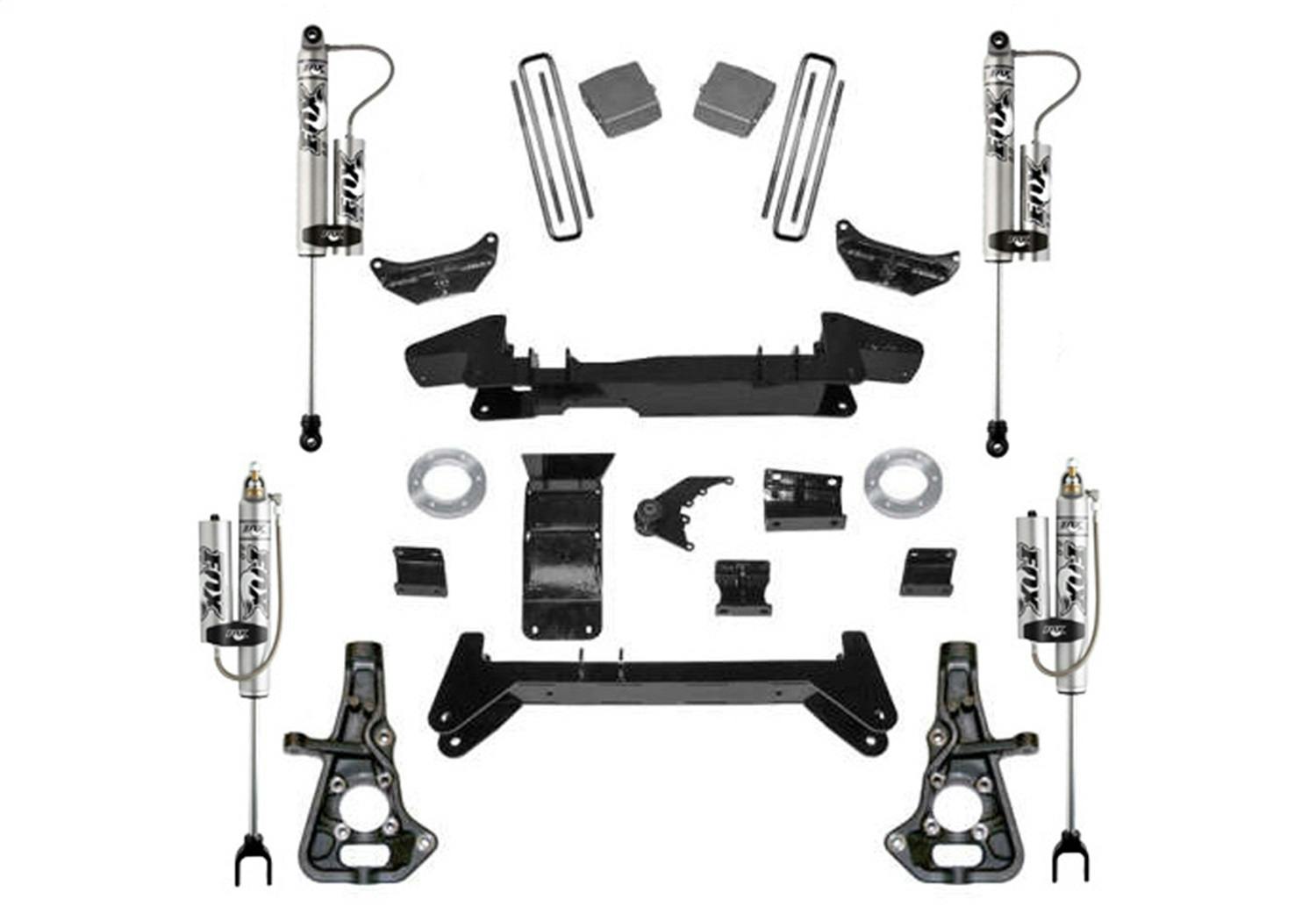 Superlift K860FX 6" Lift Kit w/ FOX Shocks - 01-10 Silv/Sierra 2500HD/3500HD 4WD - Knuckle Kit