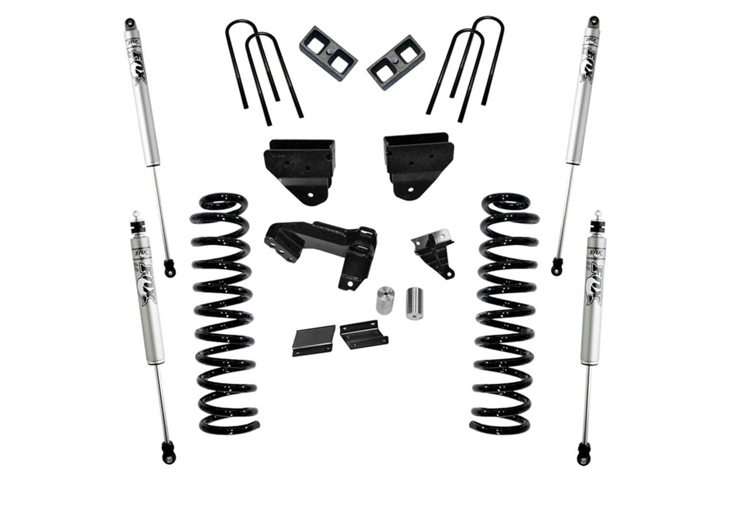 Superlift K876F 4" Lift Kit w/ FOX Shocks - 11-16 F250/350 4WD Dsl w/o 4Link Arms w/o RadiusArms