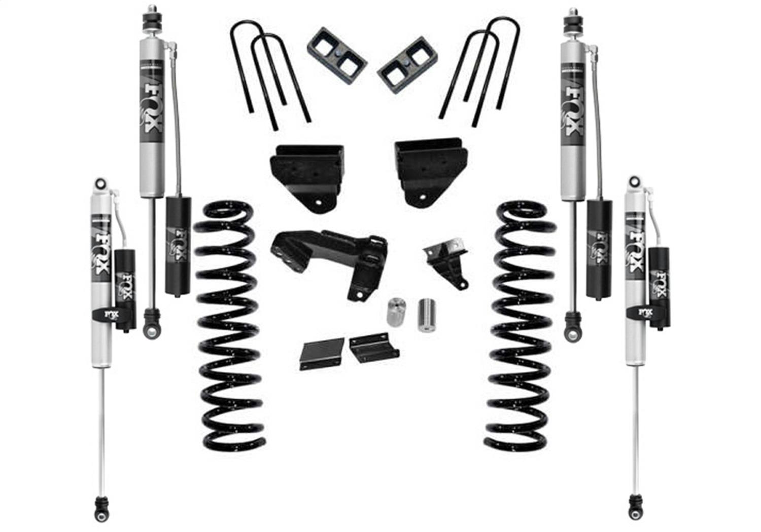 Superlift K876FX 4" Lift Kit w/ FOX 2.0 ResShocks - 11-16 F2/350 4WD Dsl w/o4Link Arms w/oRadArms