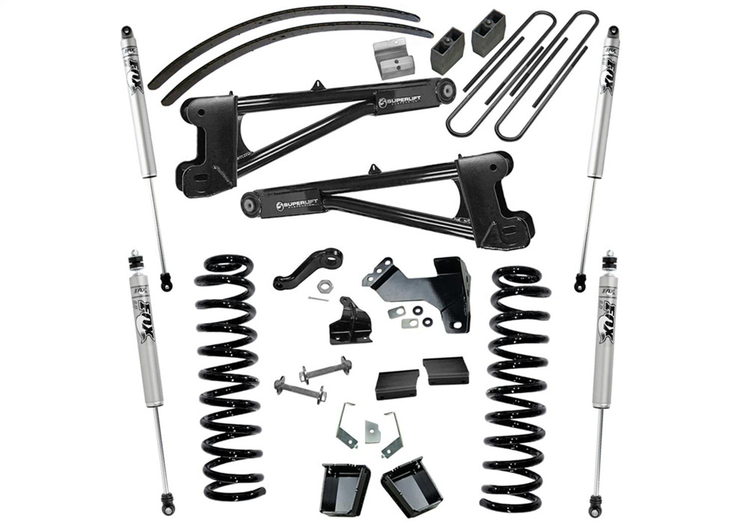 Superlift K991F 8" Lift Kit w/ FOX Shocks - 11-16 F250/350 4WD Diesel w/ Radius Arms