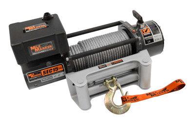 15000lb Winch w/Roller Fairlead & 12' Remote MMM76-50260W